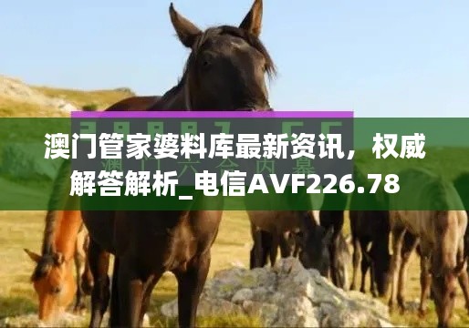 澳門管家婆料庫最新資訊，權(quán)威解答解析_電信AVF226.78