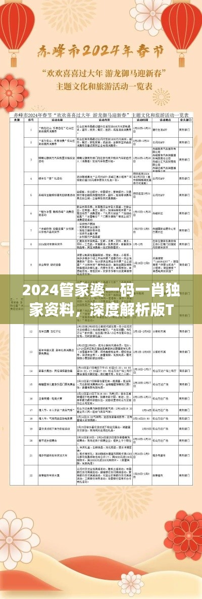 2024管家婆一碼一肖獨家資料，深度解析版TAN306.24