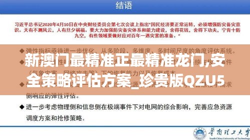 新澳門最精準正最精準龍門,安全策略評估方案_珍貴版QZU512.57