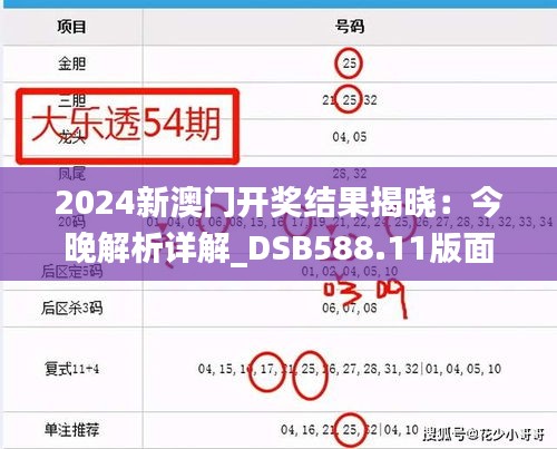 2024新澳門(mén)開(kāi)獎(jiǎng)結(jié)果揭曉：今晚解析詳解_DSB588.11版面