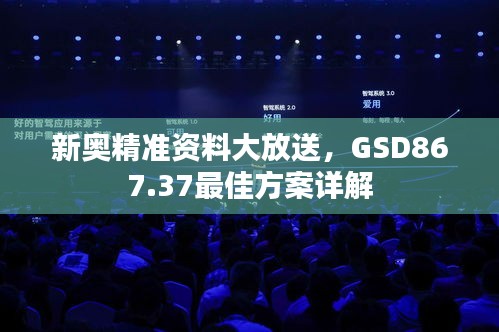 新奧精準(zhǔn)資料大放送，GSD867.37最佳方案詳解