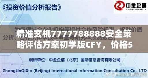 精準玄機7777788888安全策略評估方案初學版CFY，價格58.49元