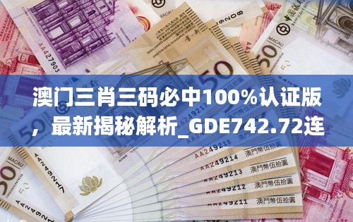 澳門(mén)三肖三碼必中100%認(rèn)證版，最新揭秘解析_GDE742.72連續(xù)版