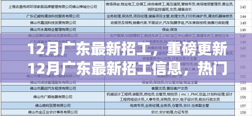 12月廣東最新招工信息更新，熱門職位等你來挑戰(zhàn)！