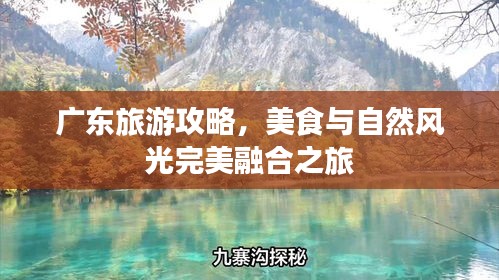 廣東旅游攻略，美食與自然風光完美融合之旅